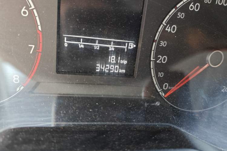 Used Jetta VS5 2021 280TSI Automatic Trend Edition Odometer Close Up