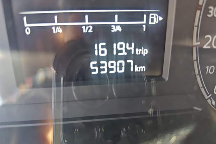 Used Jetta VS5 2021 280TSI Automatic Trend Edition Odometer Close Up