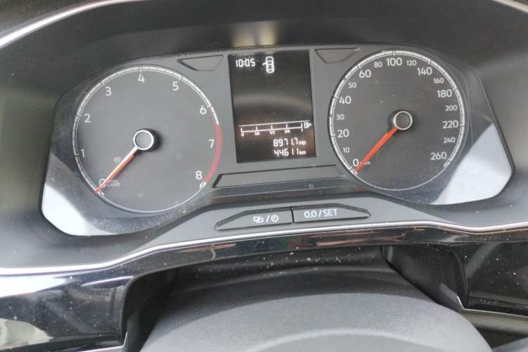 Used Jetta VS5 2021 280TSI Automatic Enjoyment Model Odometer Close Up