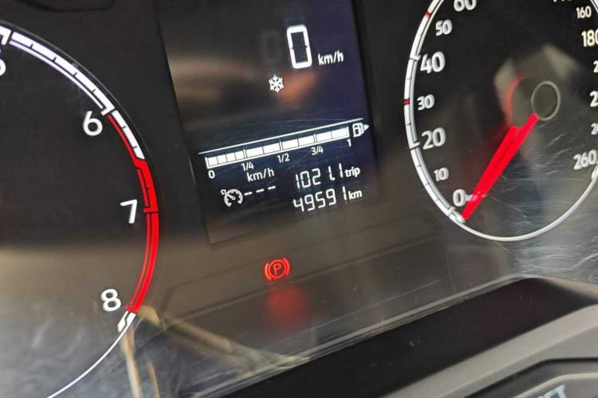 Used Jetta VS5 2021 280TSI Automatic Enjoyment Model Odometer Close Up