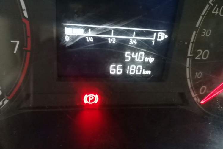 Used Jetta VS5 2021 280TSI Automatic Enjoyment Model Odometer Close Up