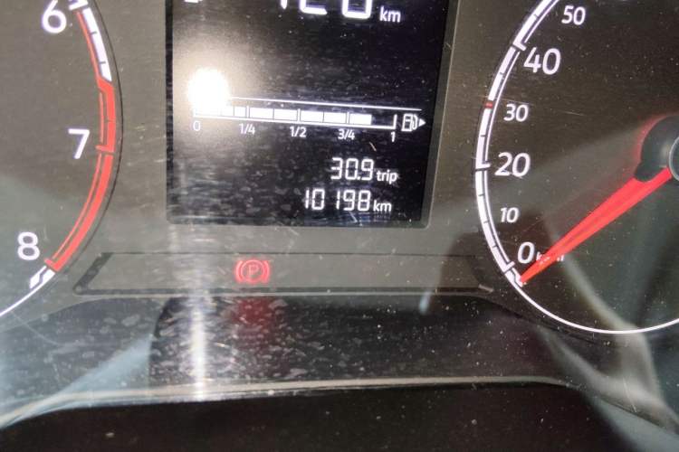 Used Jetta VS5 2021 280TSI Automatic Trend Edition Odometer Close Up