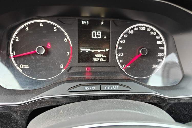Used Jetta VS5 2021 280TSI Automatic Enjoyment Model Odometer Close Up