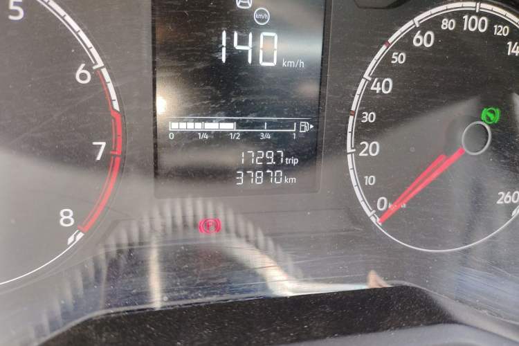Used Jetta VS5 2021 280TSI Automatic Enjoyment Model Odometer Close Up