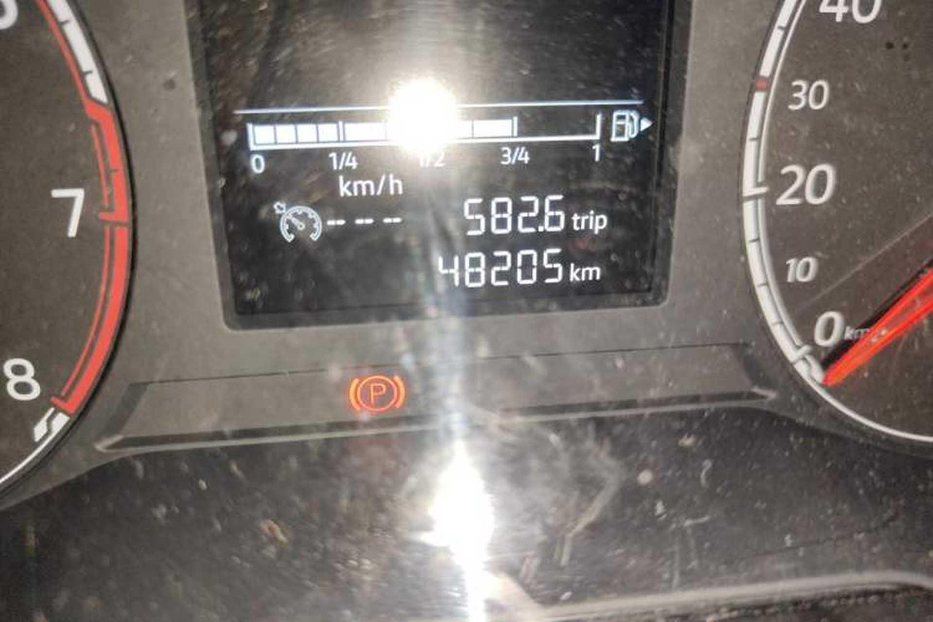 Used Jetta VS5 2022 280TSI Manual Advanced Trim Odometer Close Up