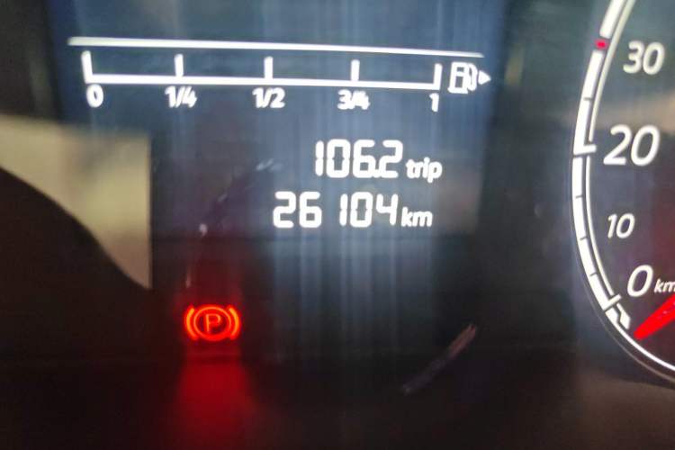 Used Jetta VS5 2022 280TSI Manual Advanced Trim Odometer Close Up