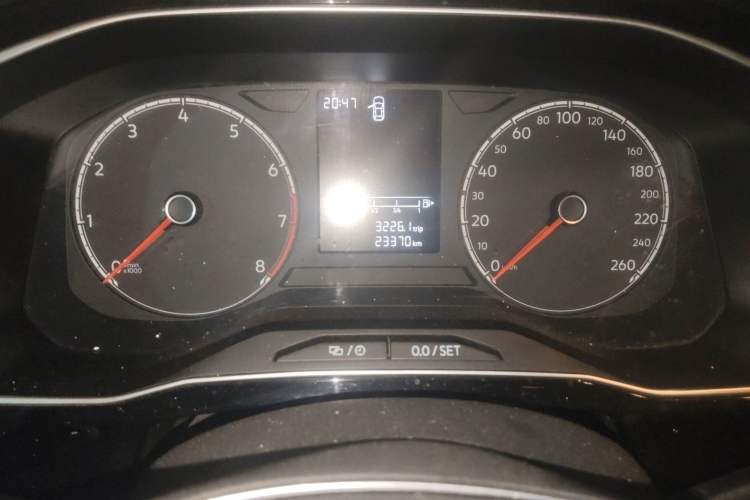 Used Jetta VS5 2022 280TSI Automatic Enjoyment Pro Trim Odometer Close Up