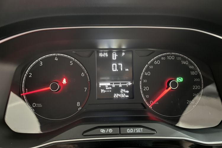 Used Jetta VS5 2022 280TSI Automatic Enjoyment Model Odometer Close Up