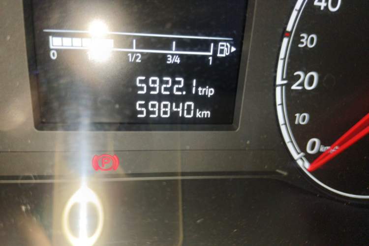 Used Jetta VS5 2022 280TSI Manual Advanced Trim Odometer Close Up