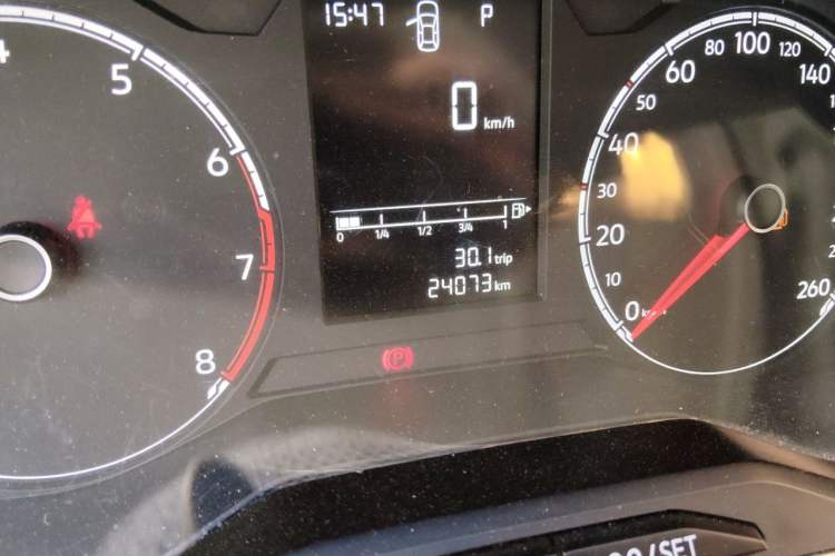 Used Jetta VS5 2022 280TSI Automatic Enjoyment Pro Trim Odometer Close Up