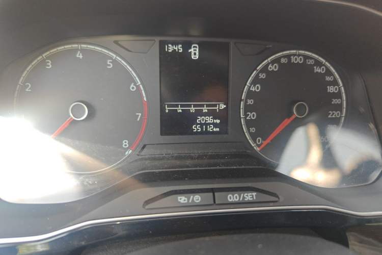 Used Jetta VS5 2022 280TSI Automatic Enjoyment Model Odometer Close Up