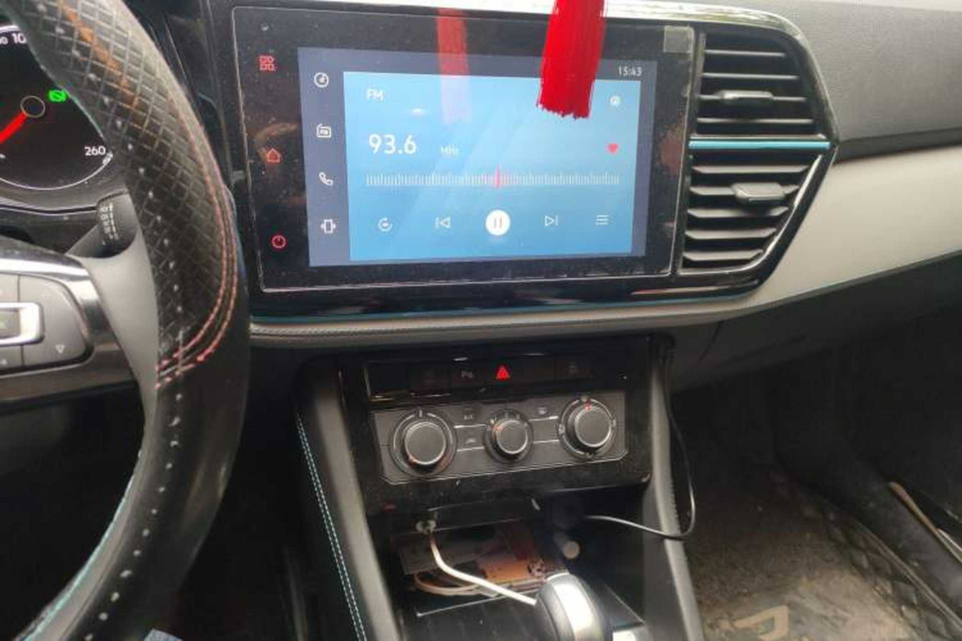 Used Jetta VS5 2022 280TSI Automatic High-Gloss Enjoyment Model Audio And AC Panel