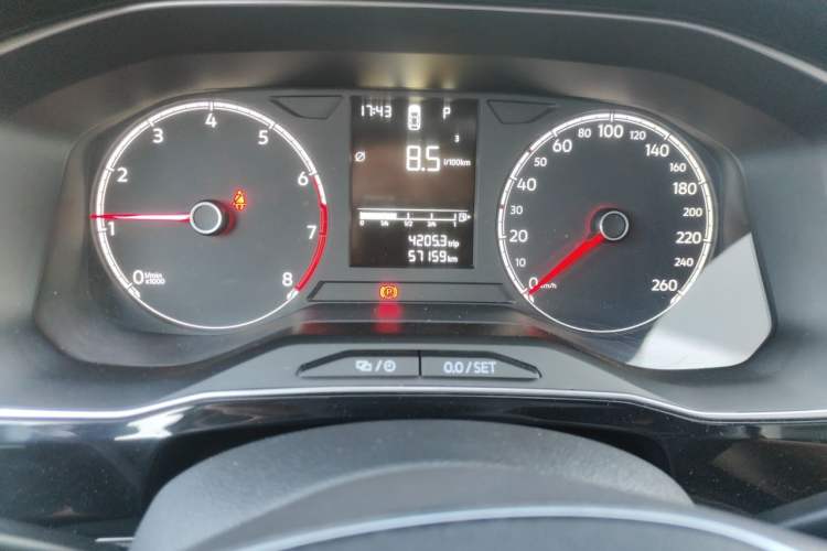 Used Jetta VS5 2022 280TSI Automatic Enjoyment Pro Trim Odometer Close Up