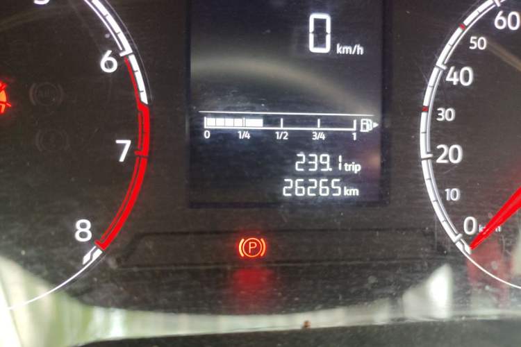 Used Jetta VS5 2022 280TSI Automatic Enjoyment Pro Trim Odometer Close Up