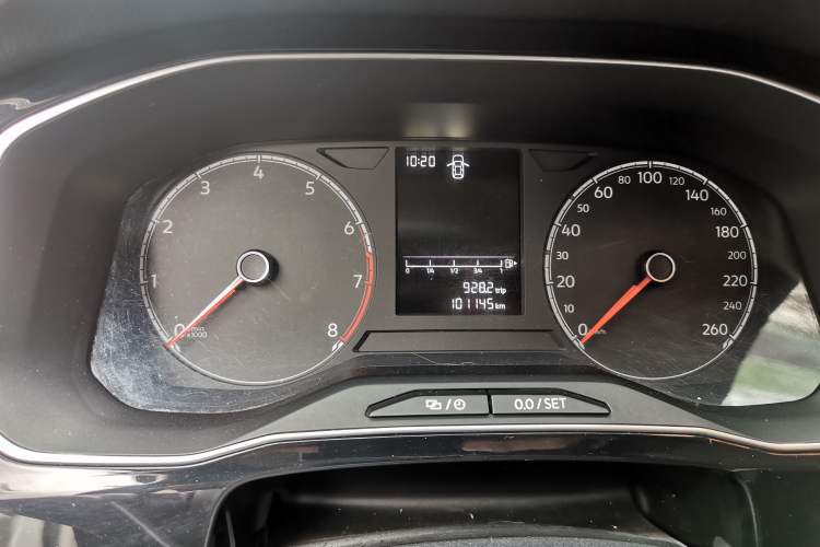 Used Jetta VS5 2022 280TSI Automatic Enjoyment Pro Trim Odometer Close Up