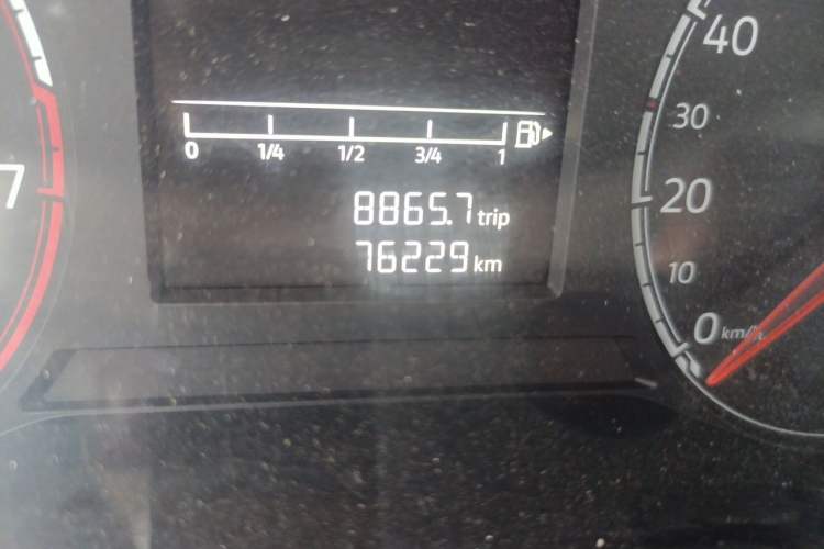 Used Jetta VS5 2022 280TSI Automatic Trend Edition Odometer Close Up
