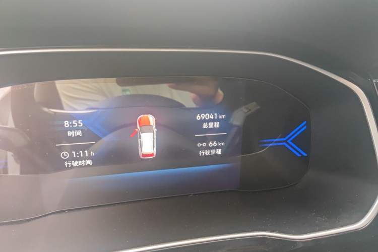 Used Jetta VS5 2022 280TSI Automatic Glory Pro Odometer Close Up