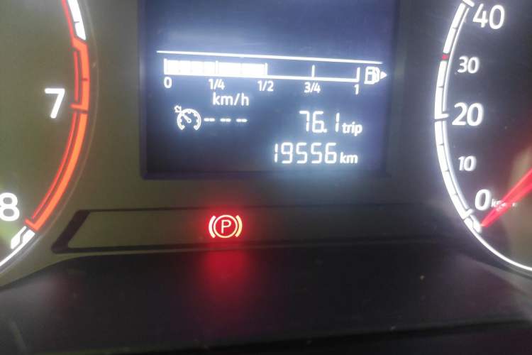 Used Jetta VS5 2022 280TSI Automatic Trendy Pro Version Odometer Close Up