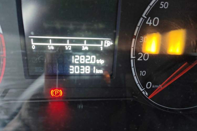 Used Jetta VS5 2022 280TSI Automatic Enjoyment Model Odometer Close Up