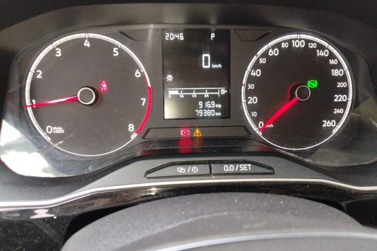 Used Jetta VS5 2022 280TSI Automatic Trend Edition Odometer Close Up