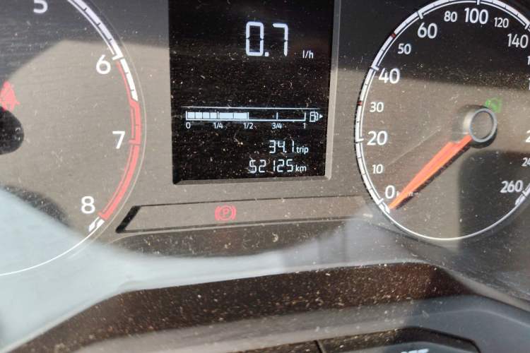 Used Jetta VS5 2022 280TSI Automatic Trend Edition Odometer Close Up