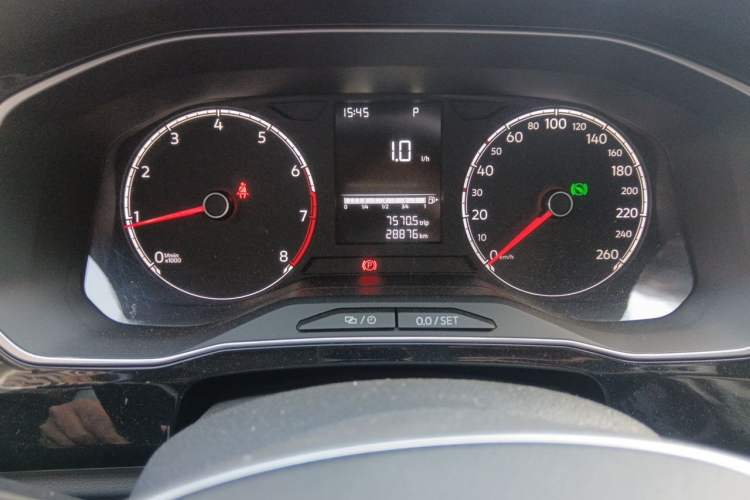 Used Jetta VS5 2022 280TSI Automatic Enjoyment Pro Trim Odometer Close Up