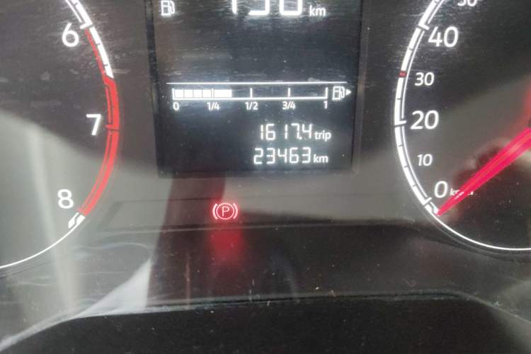 Used Jetta VS5 2022 280TSI Manual Advanced Pro Trim Odometer Close Up