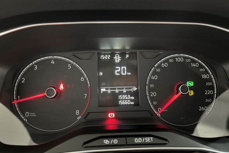 Used Jetta VS5 2022 280TSI Automatic Enjoyment Model Odometer Close Up