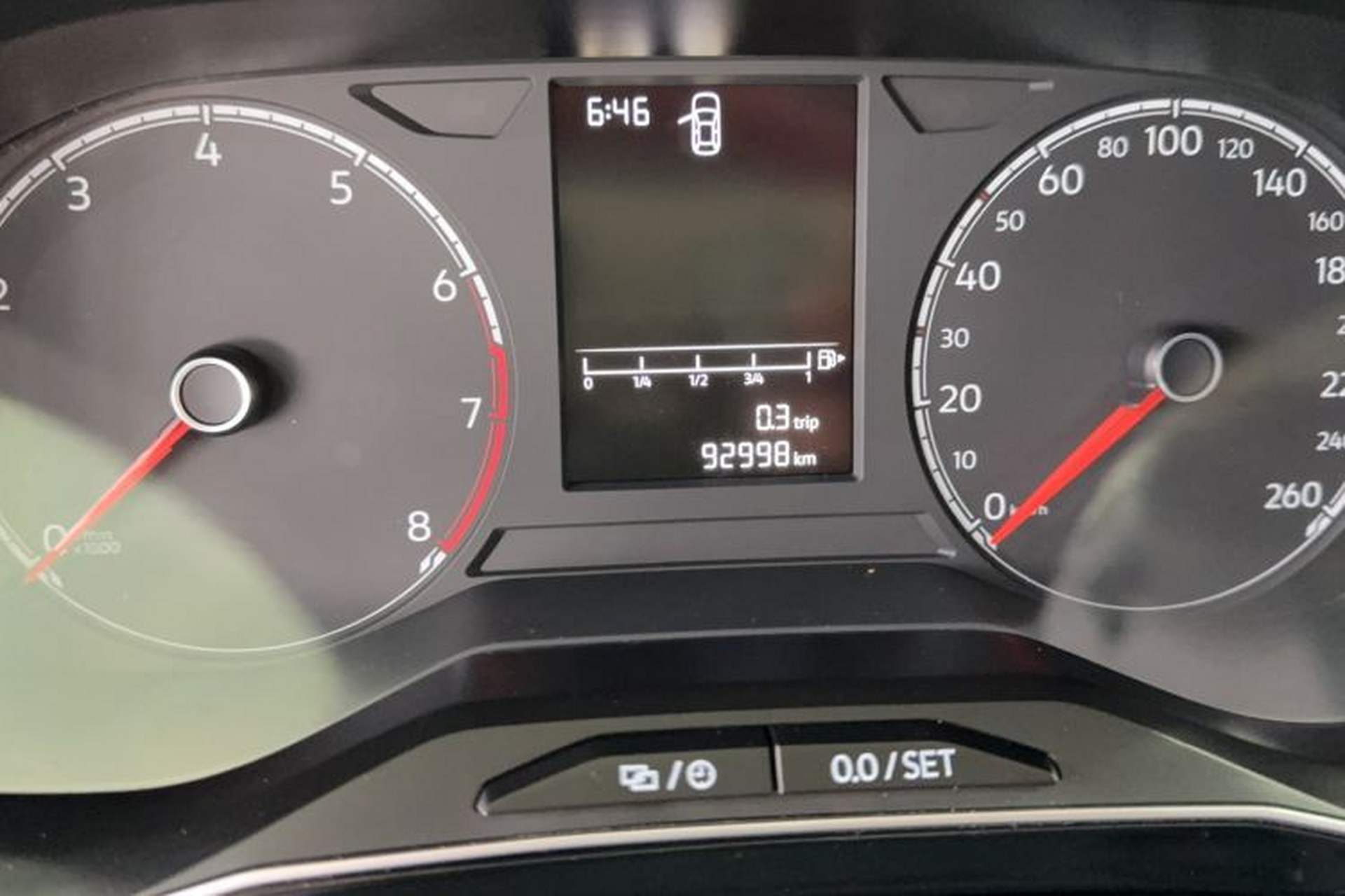 Used Jetta VS5 2022 280TSI Automatic Enjoyment Pro Trim Odometer Close Up