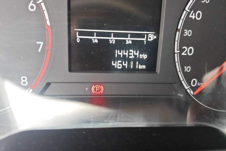 Used Jetta VS5 2022 280TSI Automatic Enjoyment Model Odometer Close Up