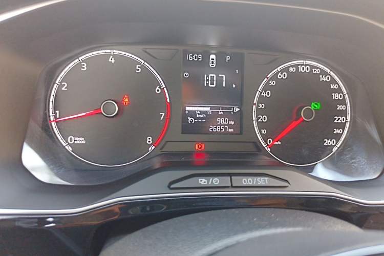 Used Jetta VS5 2022 280TSI Automatic Enjoyment Pro Trim Odometer Close Up