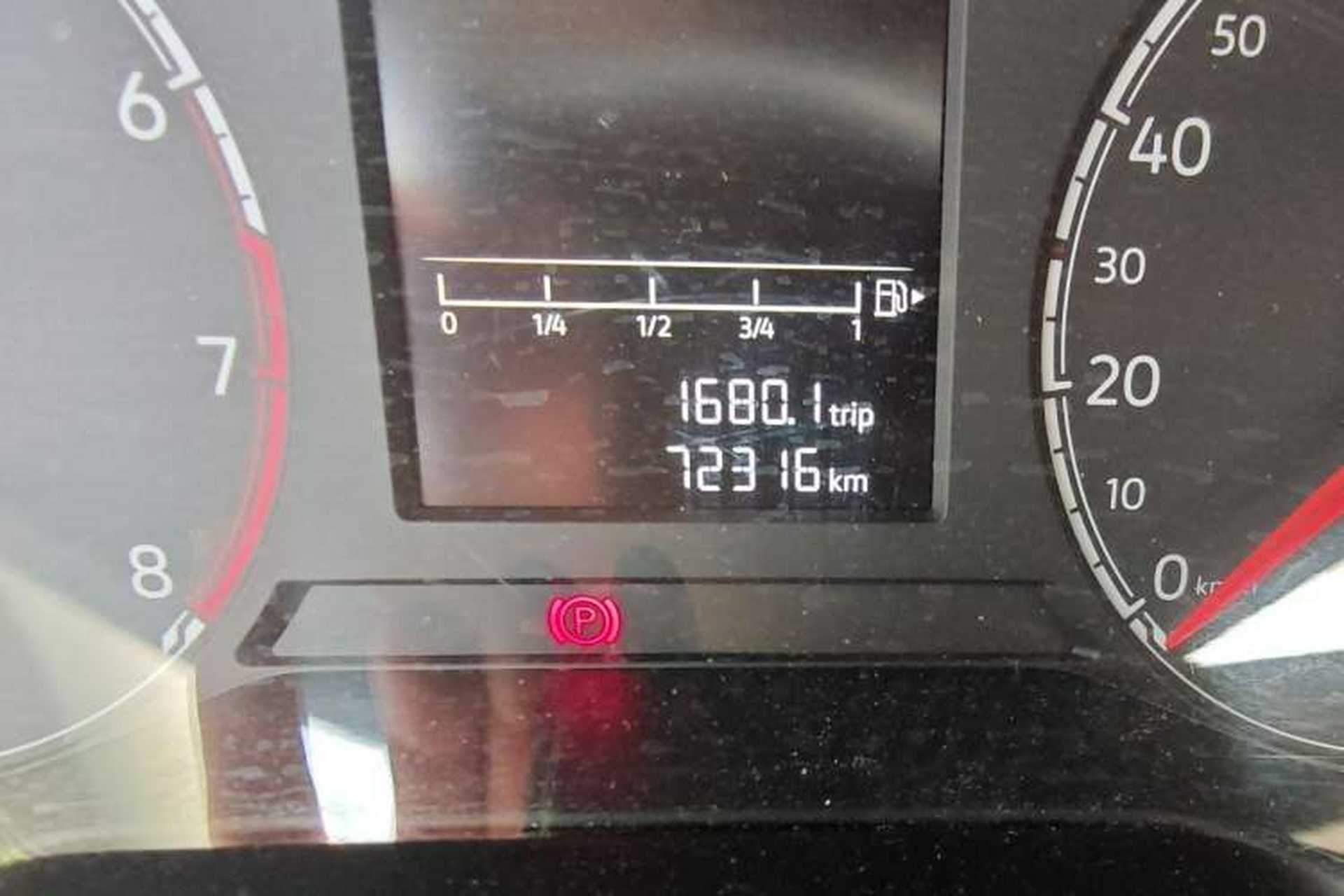 Used Jetta VS5 2022 280TSI Automatic Trendy Pro Version Odometer Close Up