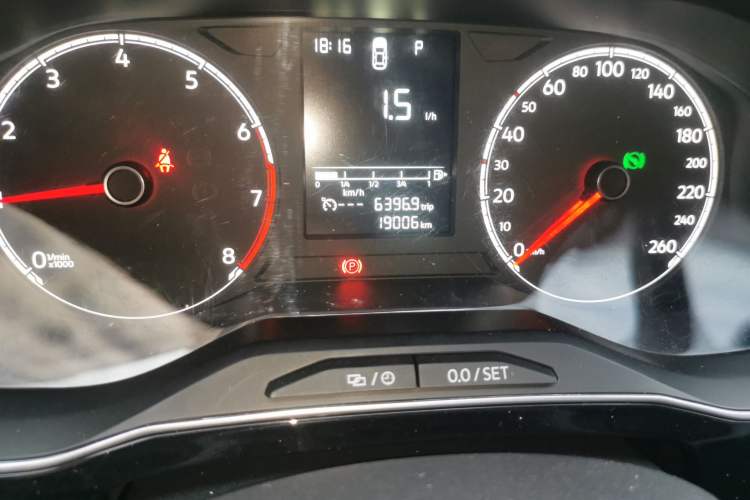 Used Jetta VS5 2023 280TSI Automatic Enjoyment Model Odometer Close Up