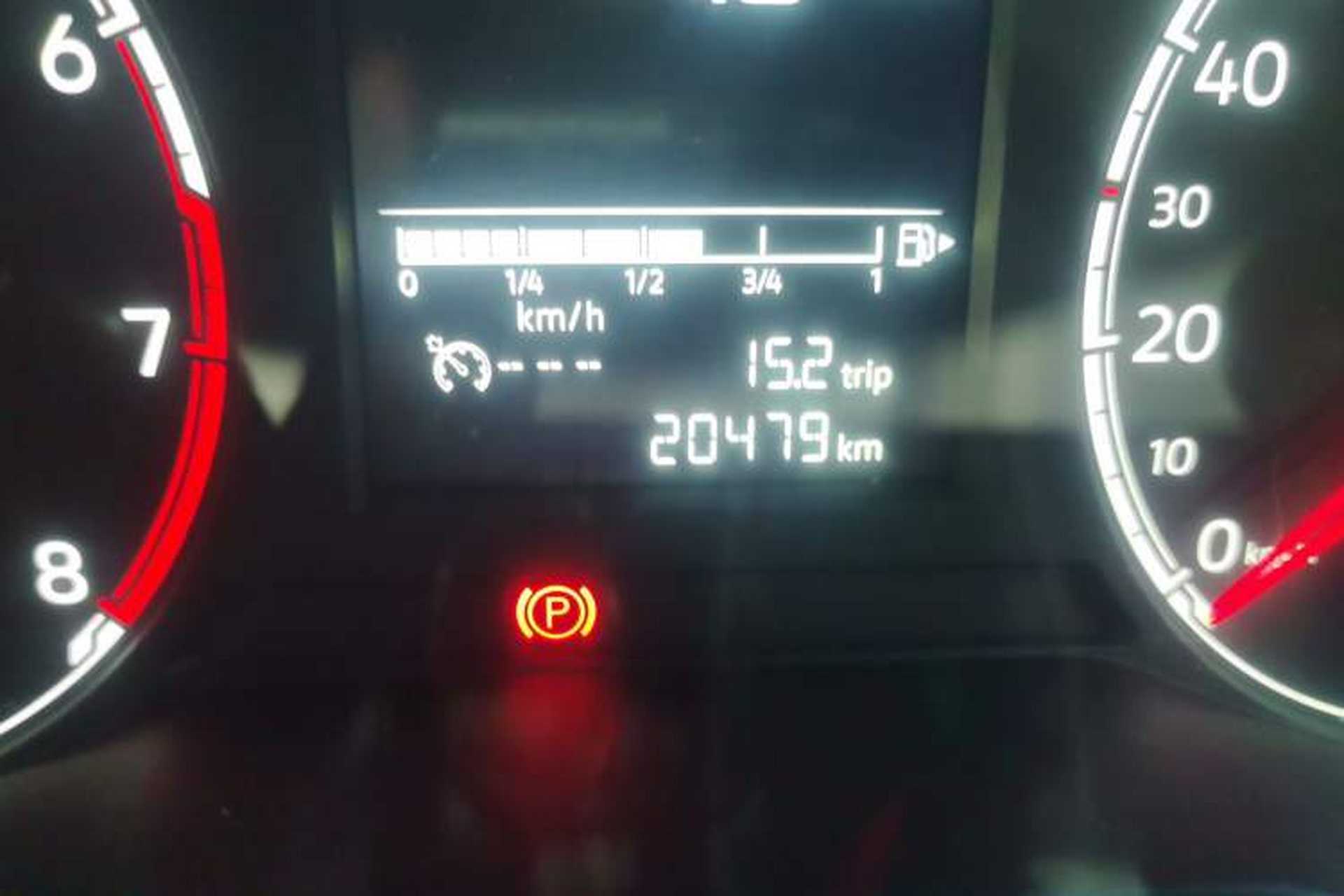 Used Jetta VS5 2023 280TSI Automatic Enjoyment Model Odometer Close Up