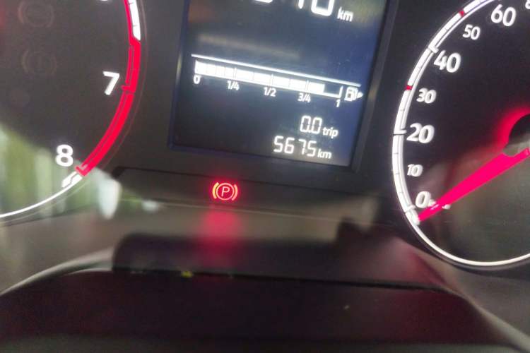 Used Jetta VS5 2023 280TSI Automatic Enjoyment Model Odometer Close Up