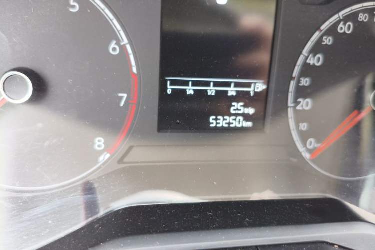 Used Jetta VS5 2023 280TSI Automatic High-Gloss Enjoyment Model Odometer Close Up