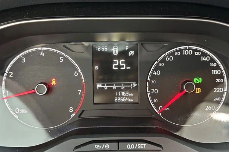 Used Jetta VS5 2023 280TSI Automatic Enjoyment Model Odometer Close Up