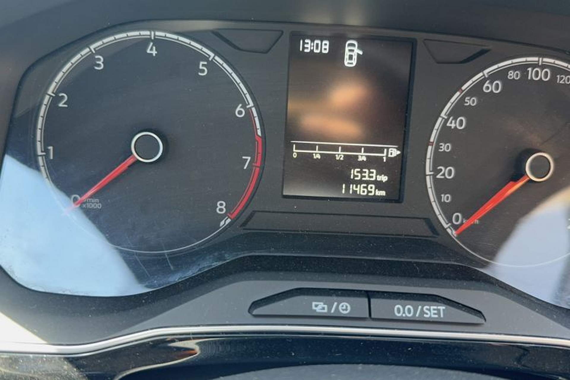 Used Jetta VS5 2023 280TSI Automatic Enjoyment Model Odometer Close Up