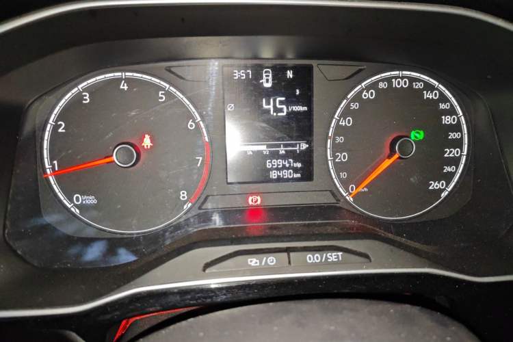 Used Jetta VS5 2023 280TSI Automatic Trend Edition Odometer Close Up
