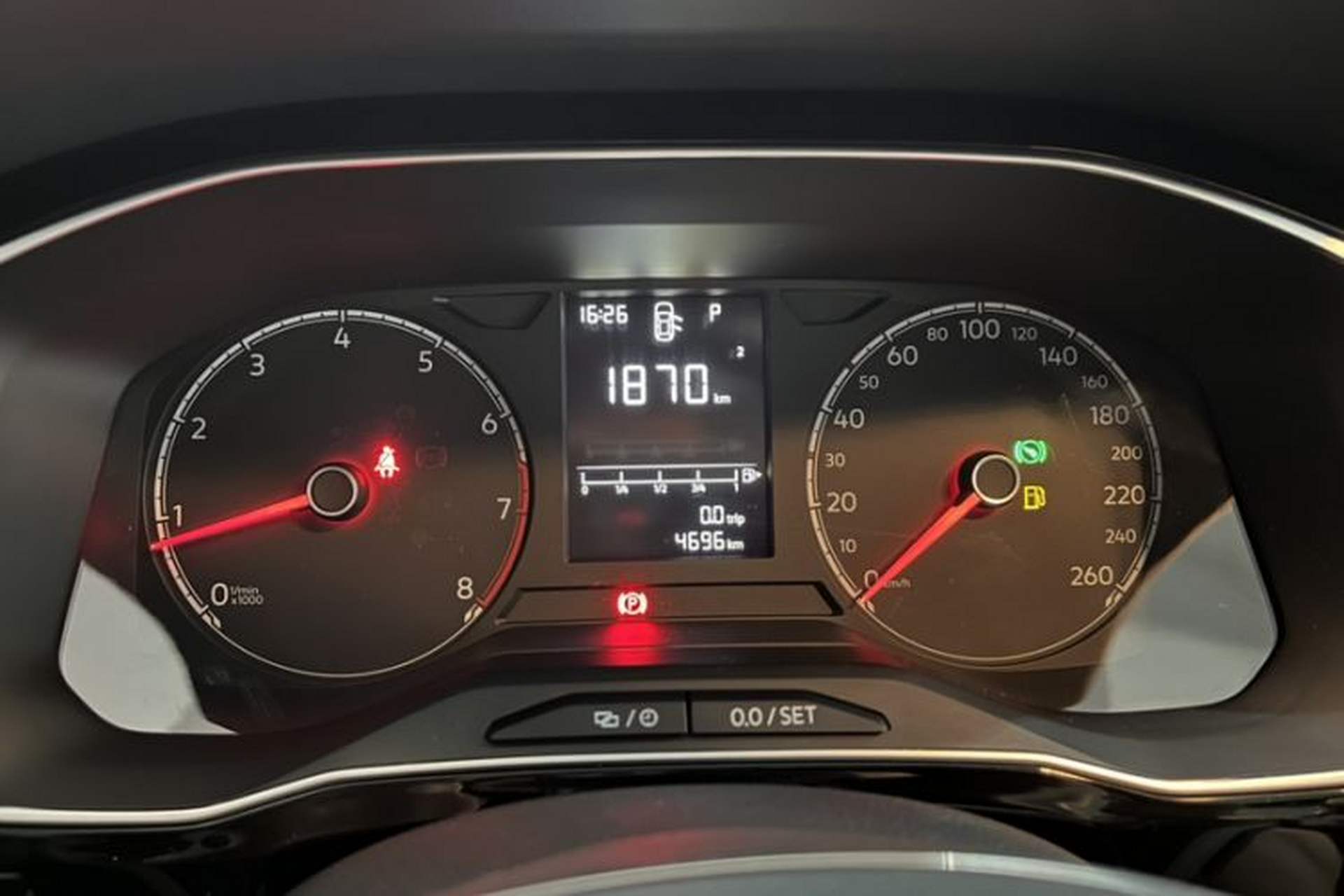 Used Jetta VS5 2023 280TSI Automatic Enjoyment Model Odometer Close Up