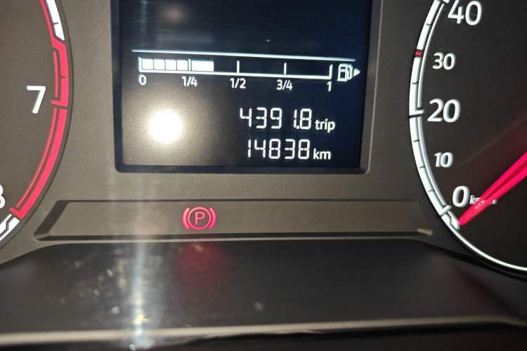 Used Jetta VS5 2024 280TSI Automatic Enjoyment Highlight Edition Odometer Close Up