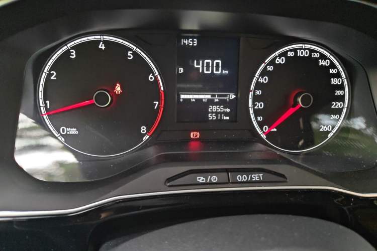 Used Jetta VS5 2024 280TSI Manual Pioneer Edition Odometer Close Up