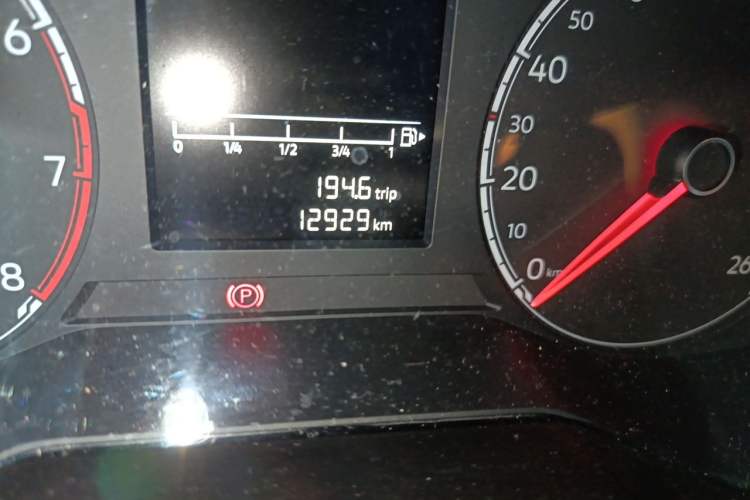 Used Jetta VS5 2024 280TSI Manual Pioneer Edition Odometer Close Up