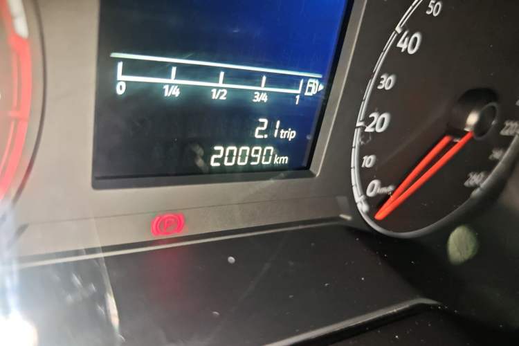 Used Jetta VS5 2024 280TSI Automatic Enjoyment Edition Odometer Close Up