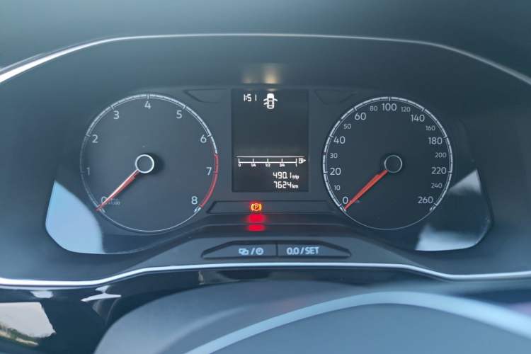 Used Jetta VS5 2024 280TSI Automatic Pioneer Edition Odometer Close Up