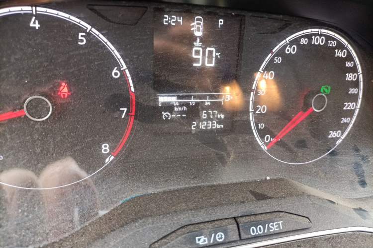 Used Jetta VS5 2024 280TSI Automatic Pioneer Edition Odometer Close Up