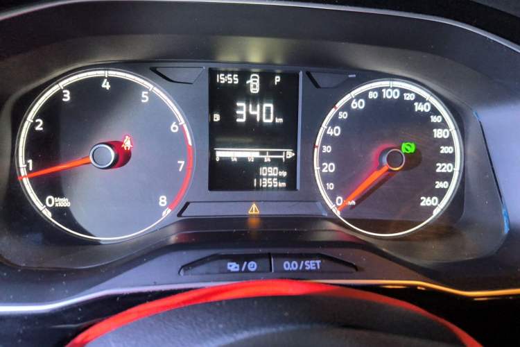 Used Jetta VS5 2024 280TSI Automatic Enjoyment Edition Odometer Close Up