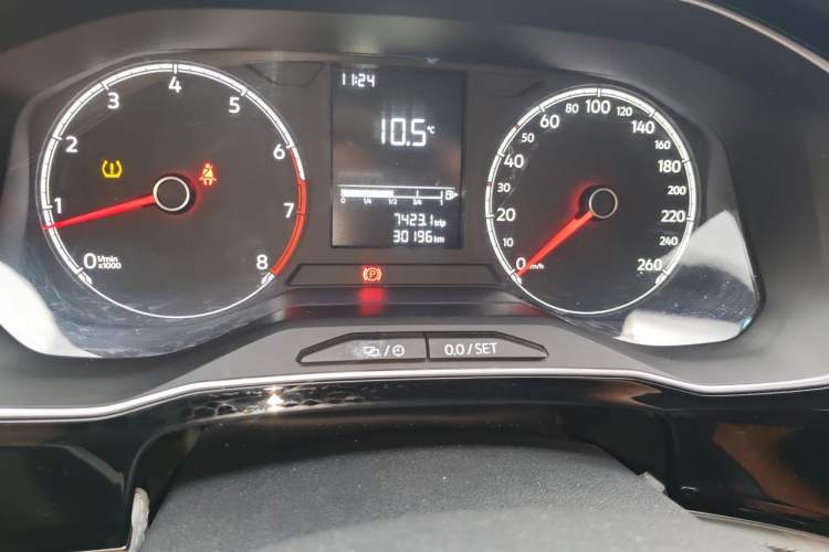 Used Jetta VS5 2024 280TSI Manual Pioneer Edition Odometer Close Up
