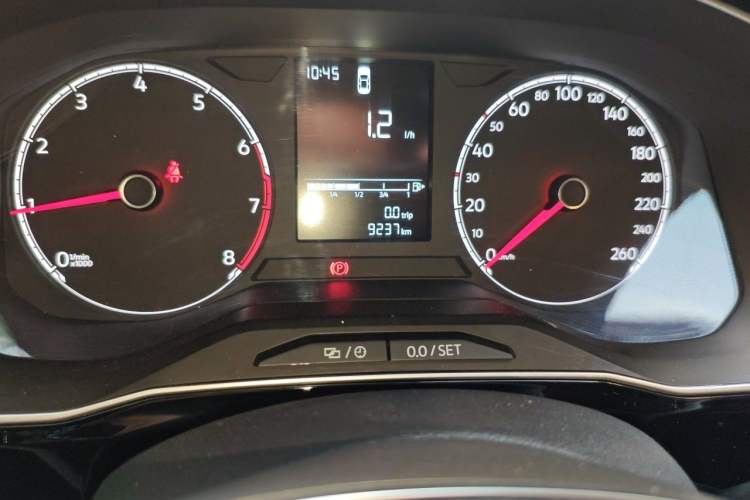 Used Jetta VS5 2024 280TSI Manual Pioneer Edition Odometer Close Up