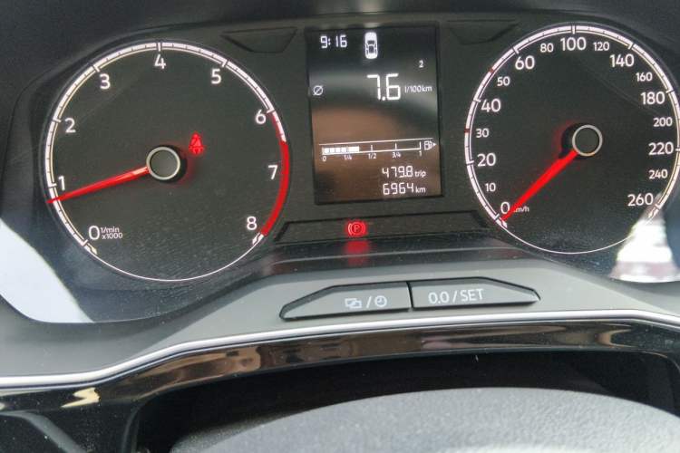 Used Jetta VS5 2024 280TSI Manual Enjoyment Edition Odometer Close Up